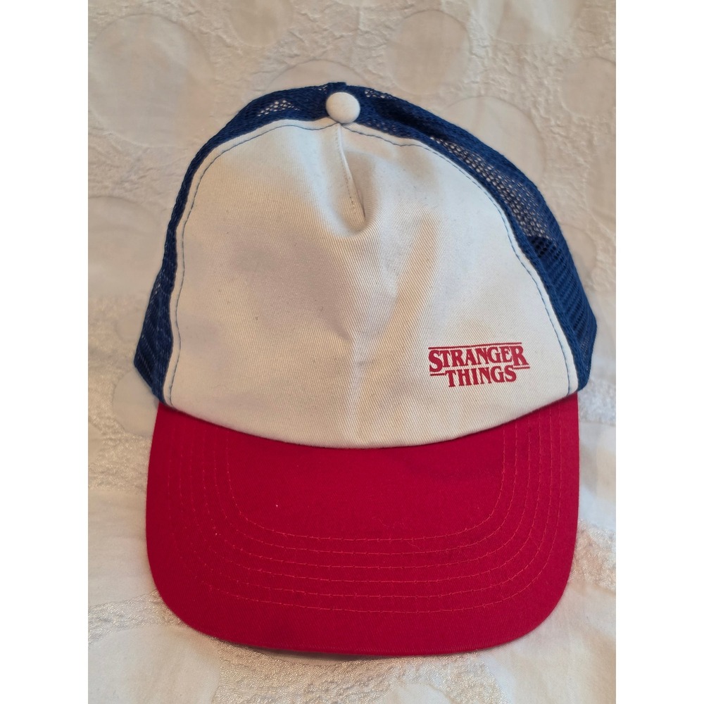 Stranger Things Loungefly Netflix Trucker Hat Blue White Red Snapback Cap